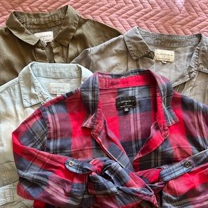 COTTON ON bundle of 4 button down shirts. Selling all 4 together.